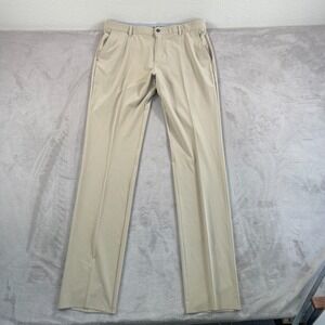 ADIDAS GOLF Ultimate365 Flat Front Stretch Pants 38W x L (Unhemmed) Beige NWOT